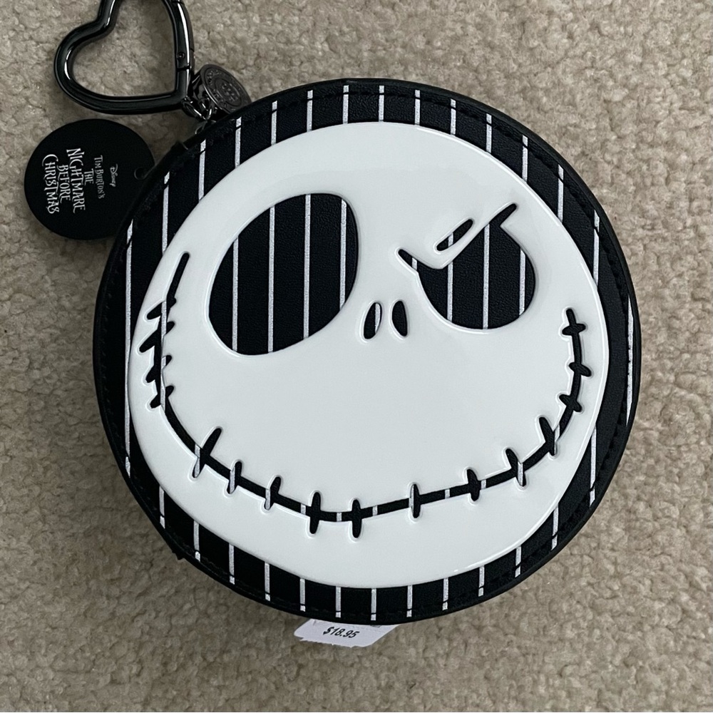 Bath & Body Works Disney The Nightmare Before Christmas Jack & Sally Coin Purse - Picture 3 of 16